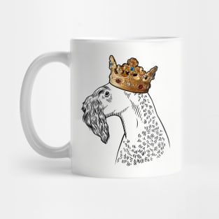 Kerry Blue Terrier Dog King Queen Wearing Crown Mug